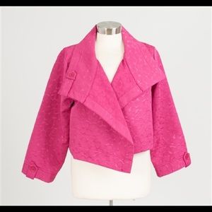 Velro short waisted jacket